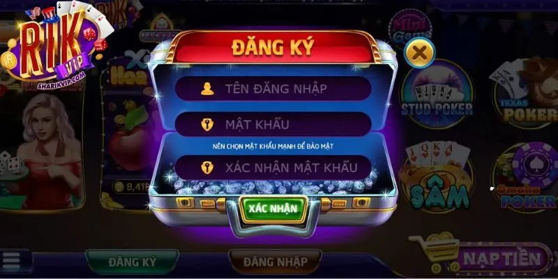 Nhấn nút lệnh Đăng ký